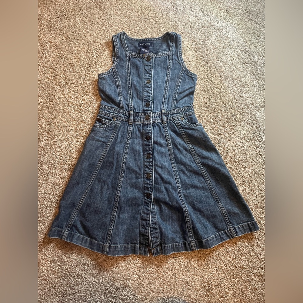 Ralph Lauren -  Girl’s Denim Dress - Size 6